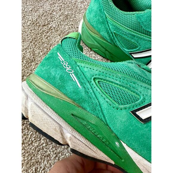 New Balance 990v4 St. Patrick’s Day Green Shamrock M990NG4 Size 11.5 Mens main image 5